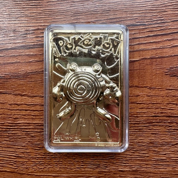 Other - 23 KT Gold Pokémon Card- Poliwhirl